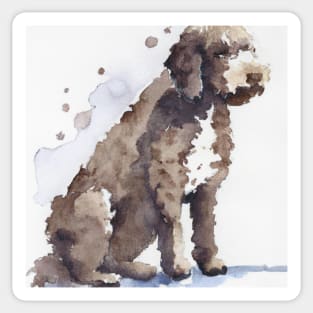 Lagotto Romagnolo Watercolor - Dog Lovers Sticker